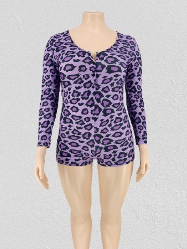 Plus leopard print sexy Jumpsuits